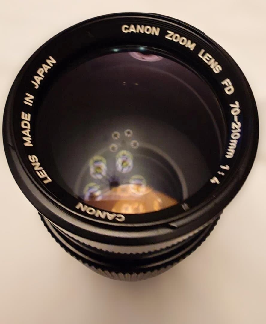 フィルムカメラ キャノン AE-1 ＆フラッシュ＆望遠レンズ アンティーク