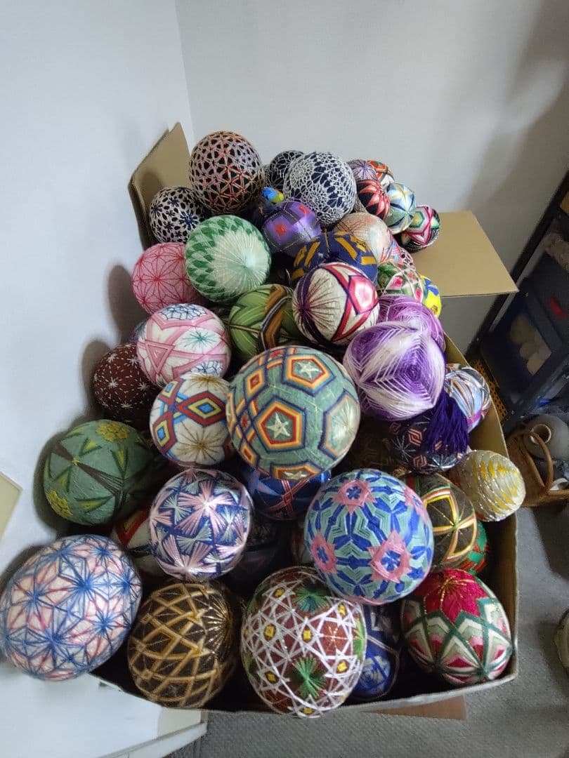 みー　ハンドメイド手鞠160個超①