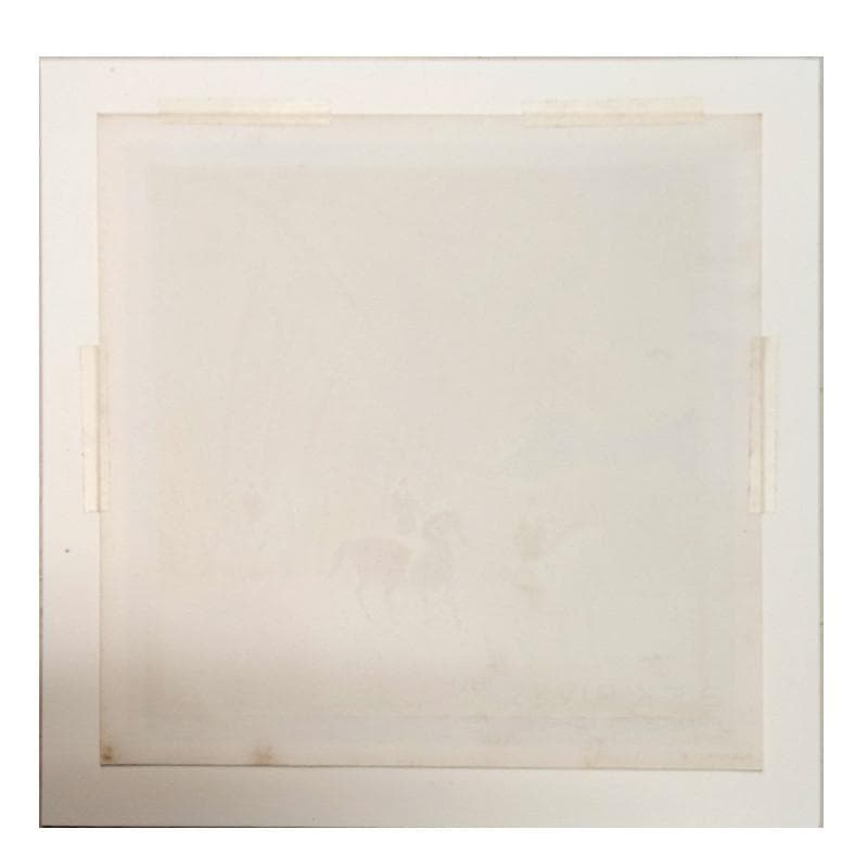 ☆セルジュ・ラシス☆「乗馬風景」新品35ｃｍ角額！