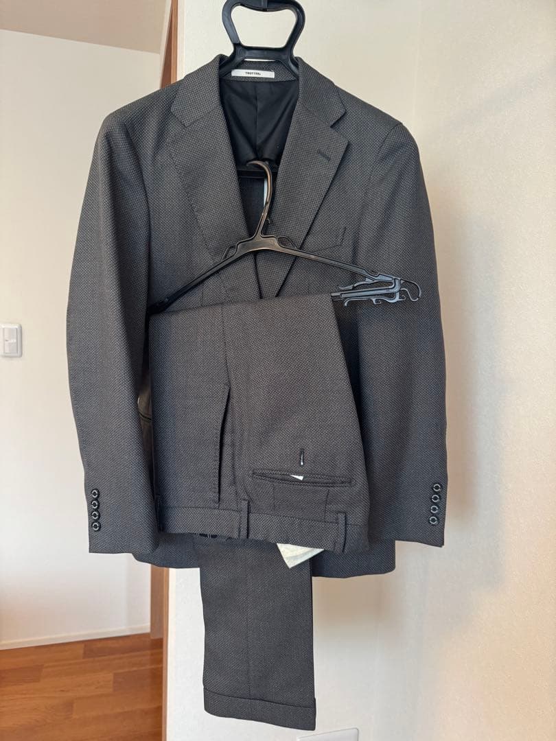 マッキントッシュ　フィロソフィーTROTTIER グレー 柄　スーツ