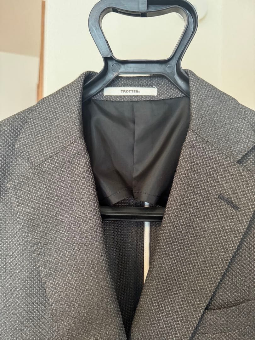 マッキントッシュ　フィロソフィーTROTTIER グレー 柄　スーツ