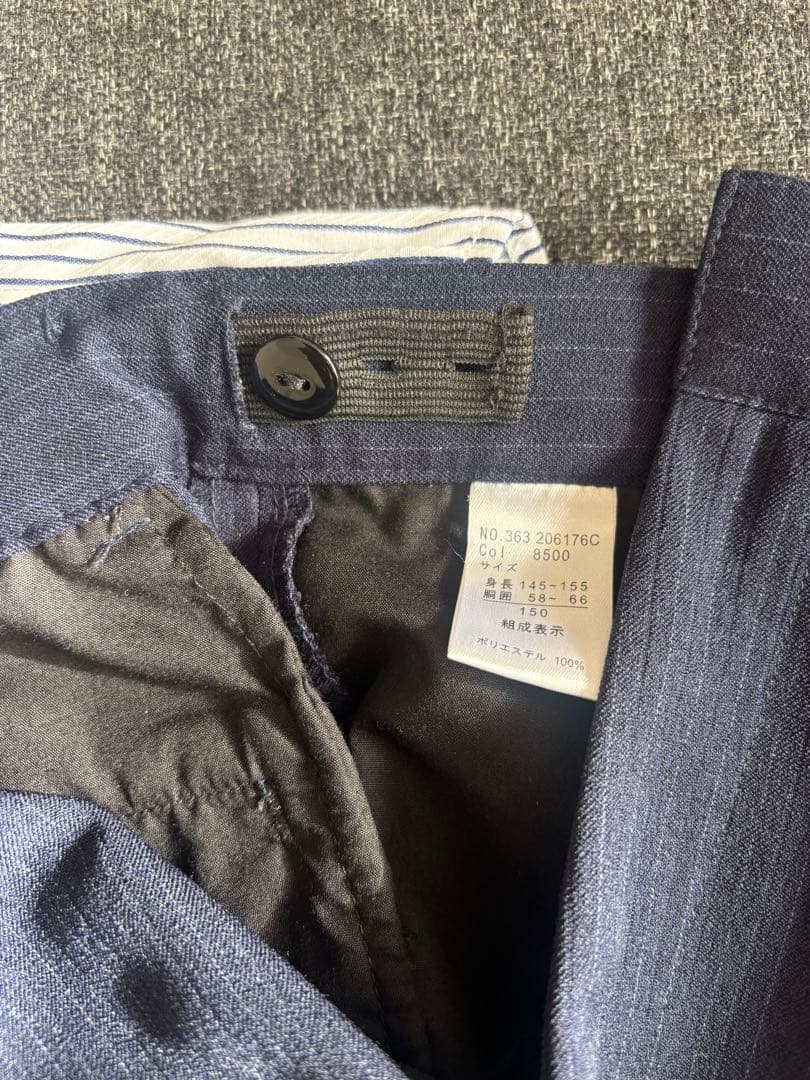 hiromichi nakano ネイビー フォーマルスーツ 150cm メンズ