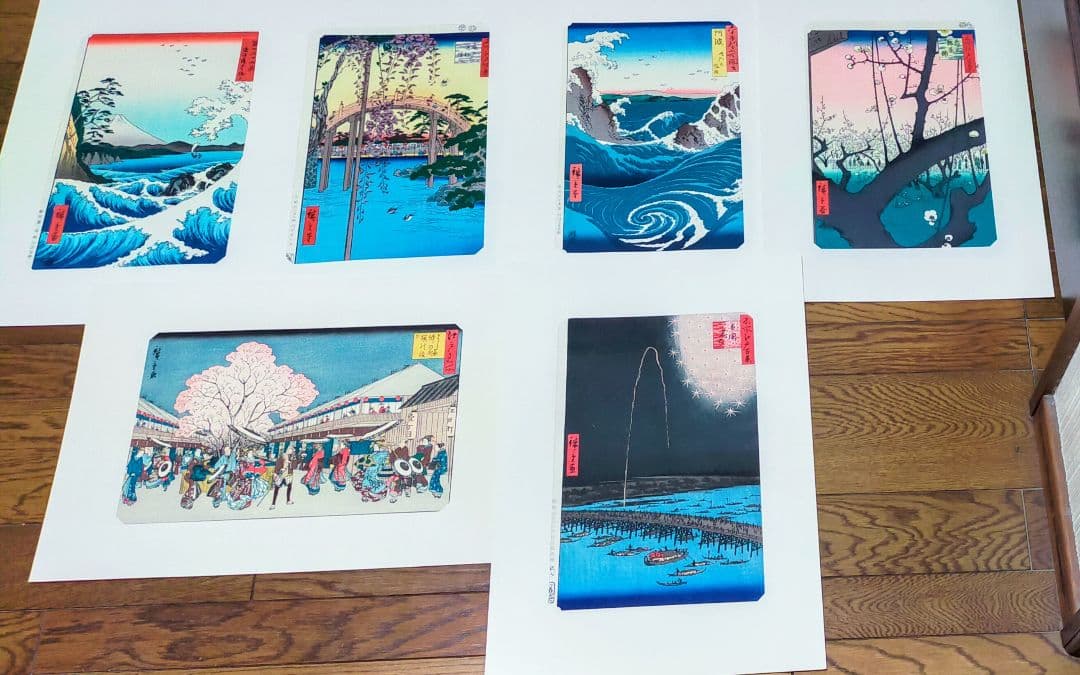 歌川広重　名所江戸百景　他