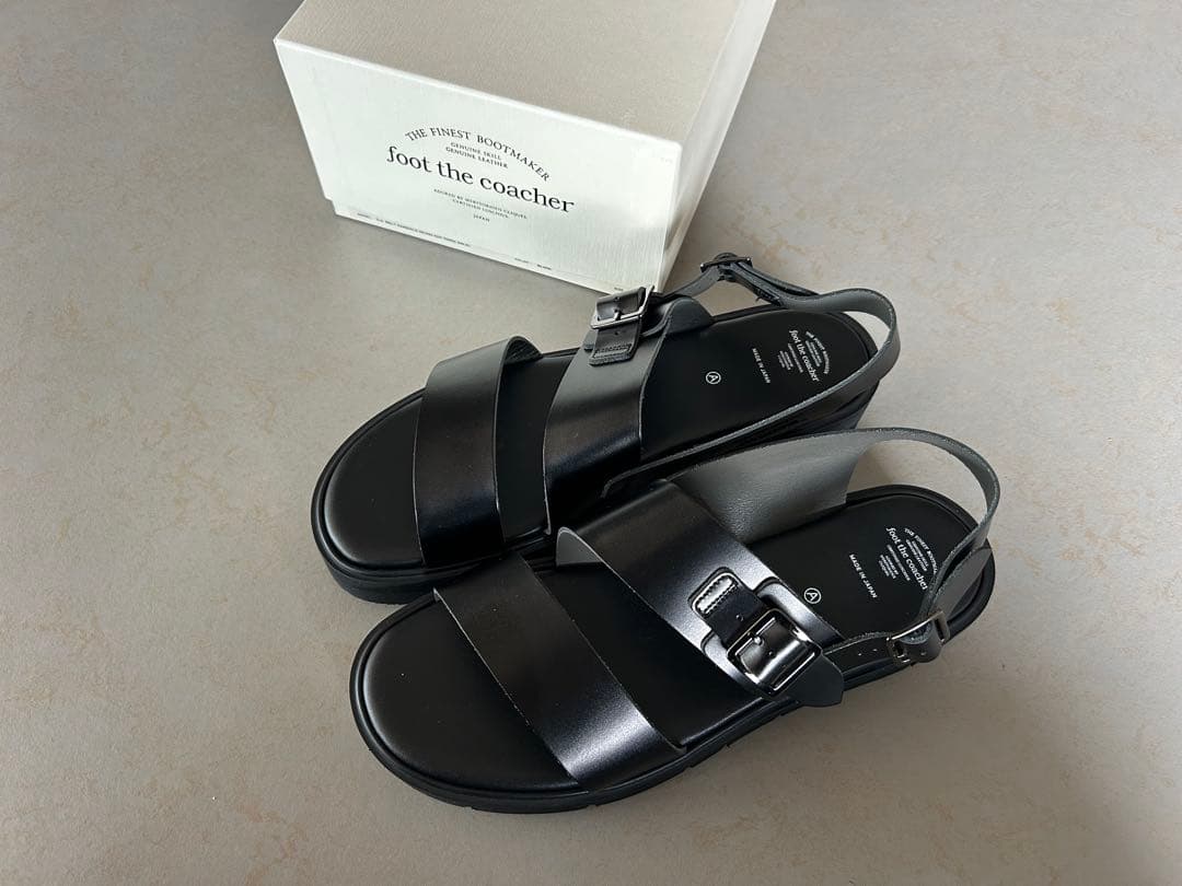 新品 foot the coacher S.S. BELT SANDALS 9