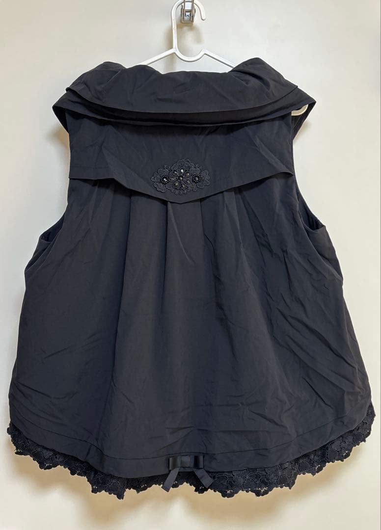 Super Beauty ダウンベスト　ブラック　42