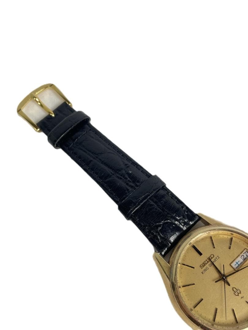 ◆SEIKO KING QUARTZ キング ゴールド 腕時計 09228