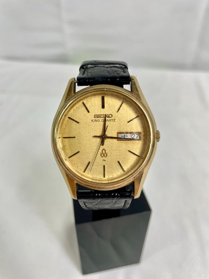 ◆SEIKO KING QUARTZ キング ゴールド 腕時計 09228
