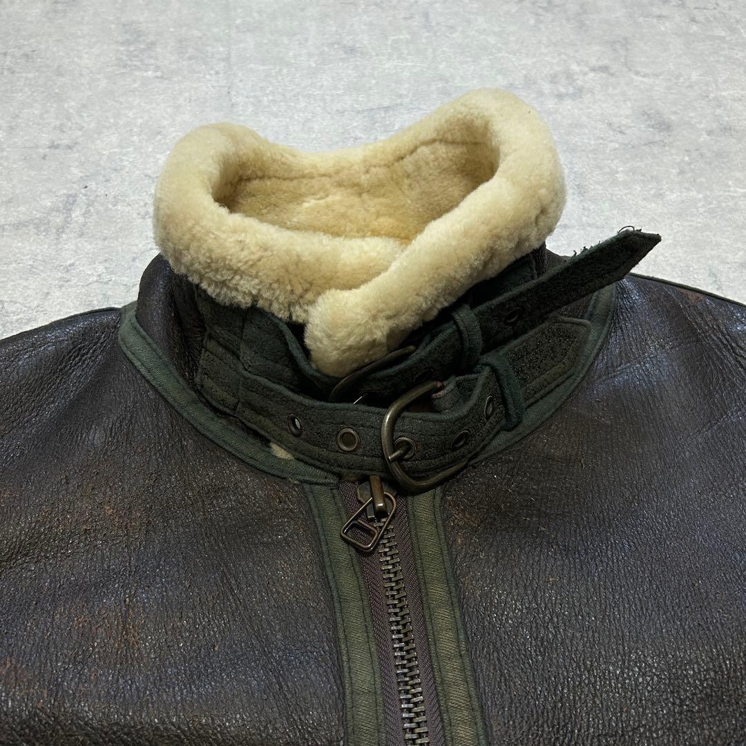 ジャケット・アウター 90s vintage B-3 shearling jacket brown