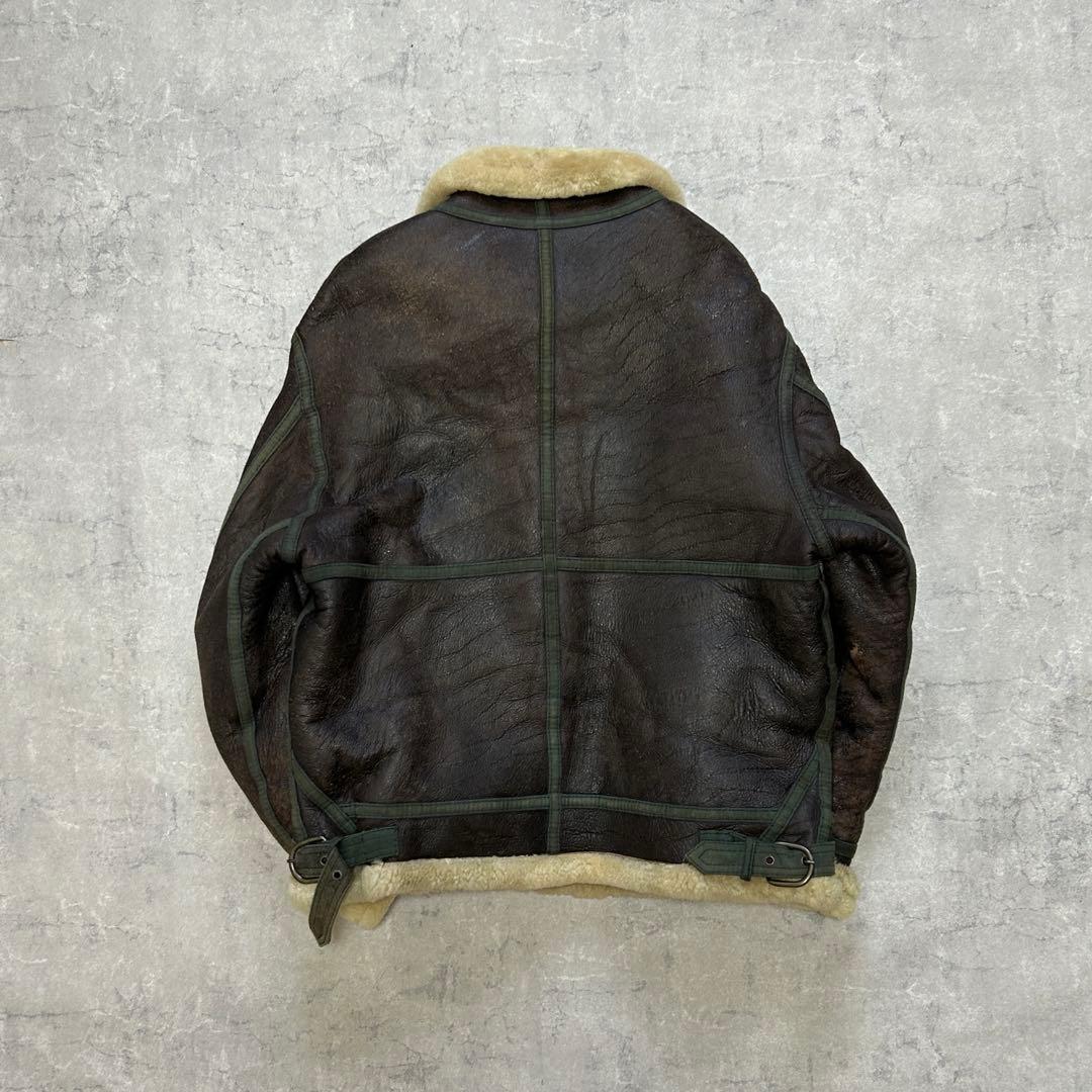 ジャケット・アウター 90s vintage B-3 shearling jacket brown
