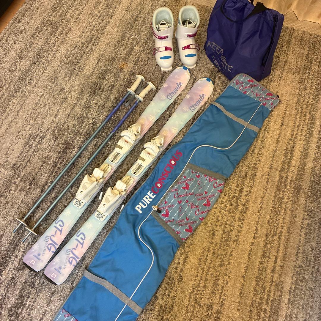 スキーセット　スキー板　120cm 5点セット　ジュニア