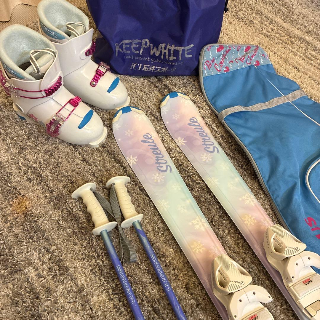 スキーセット　スキー板　120cm 5点セット　ジュニア