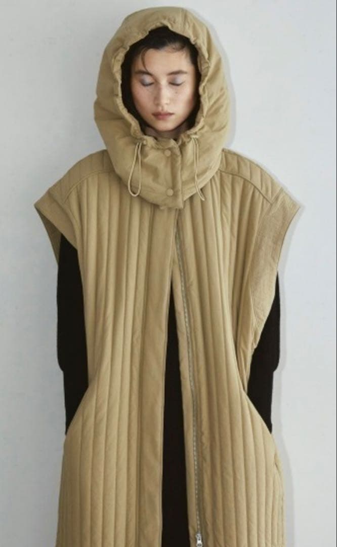 はなすけ☆☆TODAYFUL☆フーディキルティングダウンベスト