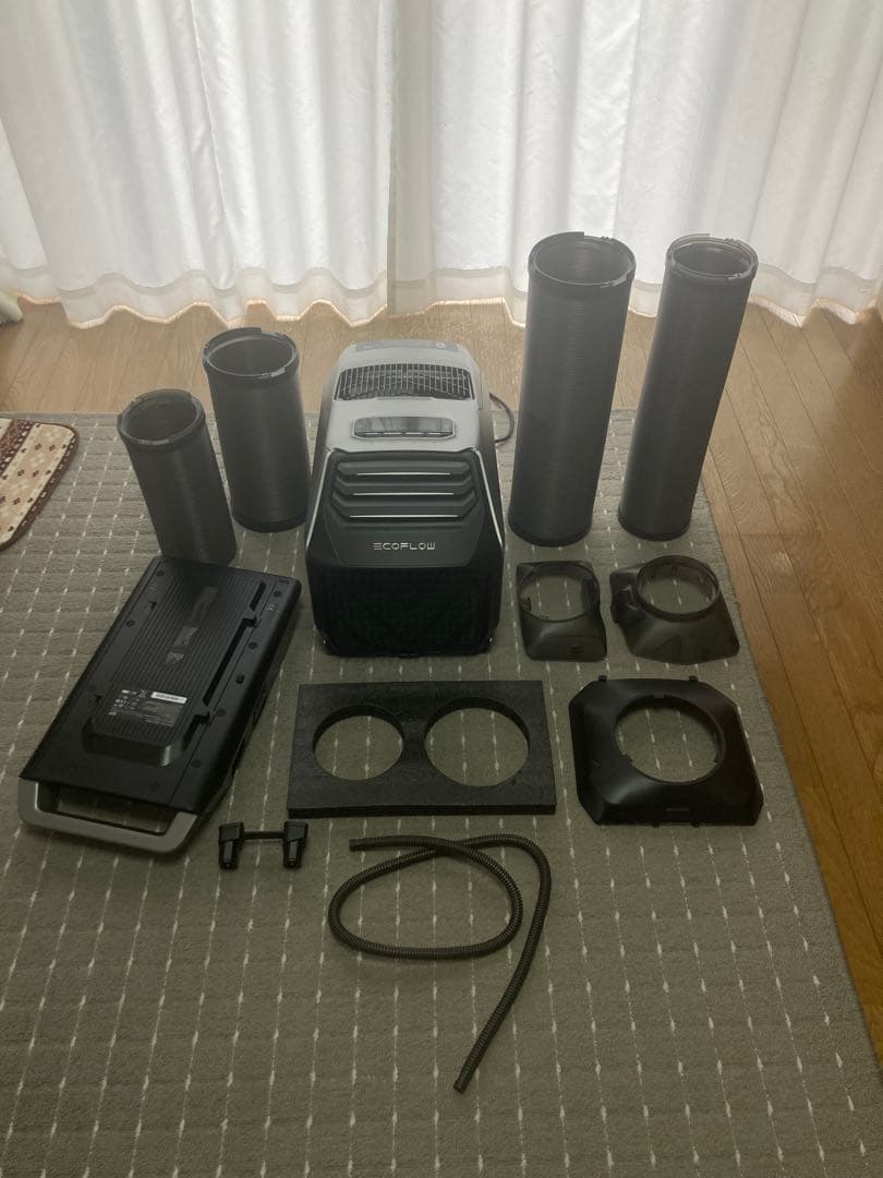 値下げしました ECOFLOW ポータブルエアコン ウェーブ2+バッテリーパッ