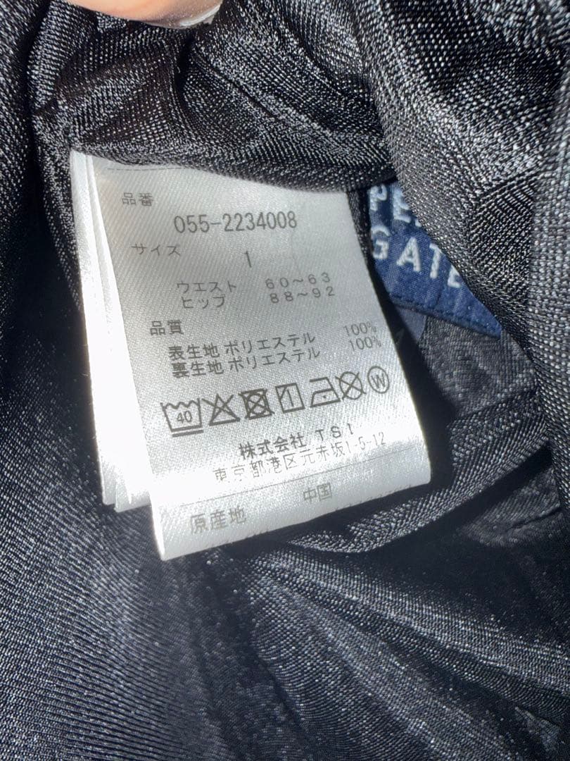 シュガーパーリーゲイツ黒 プリーツスカート レディース ゴルフ　サイズ1