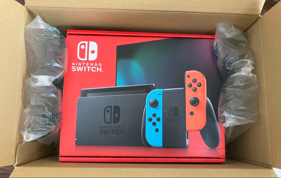 Nintendo Switch 本体 青/オレンジ　未開封美品　新品
