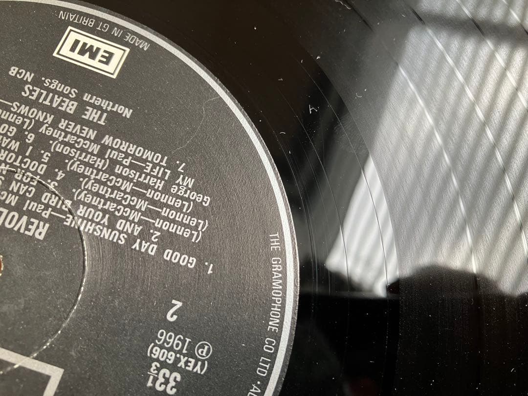 Beatles/REVOLVER UK盤 両面一桁スタンパーR/A稀少盤良音!