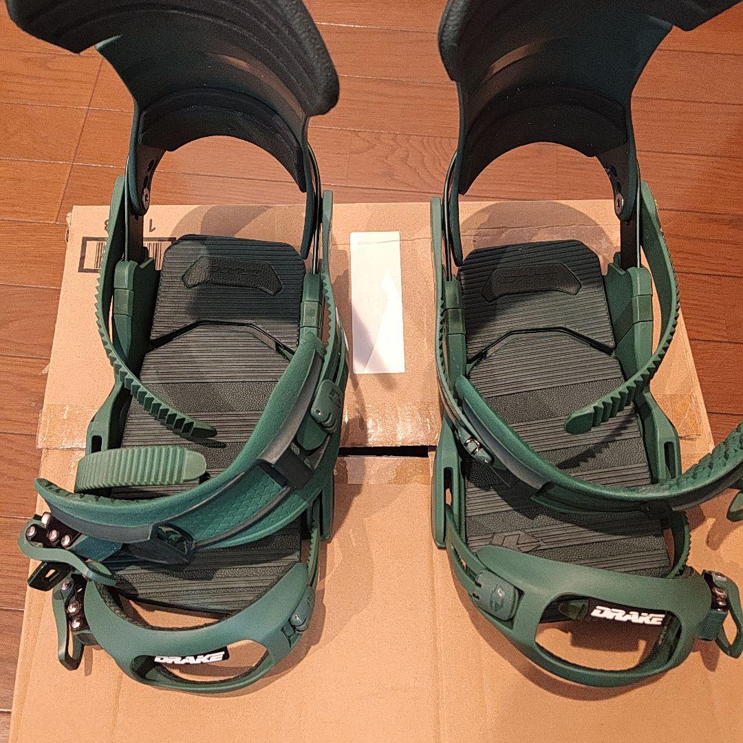 DRAKE スノーボードビンディング グリーン
