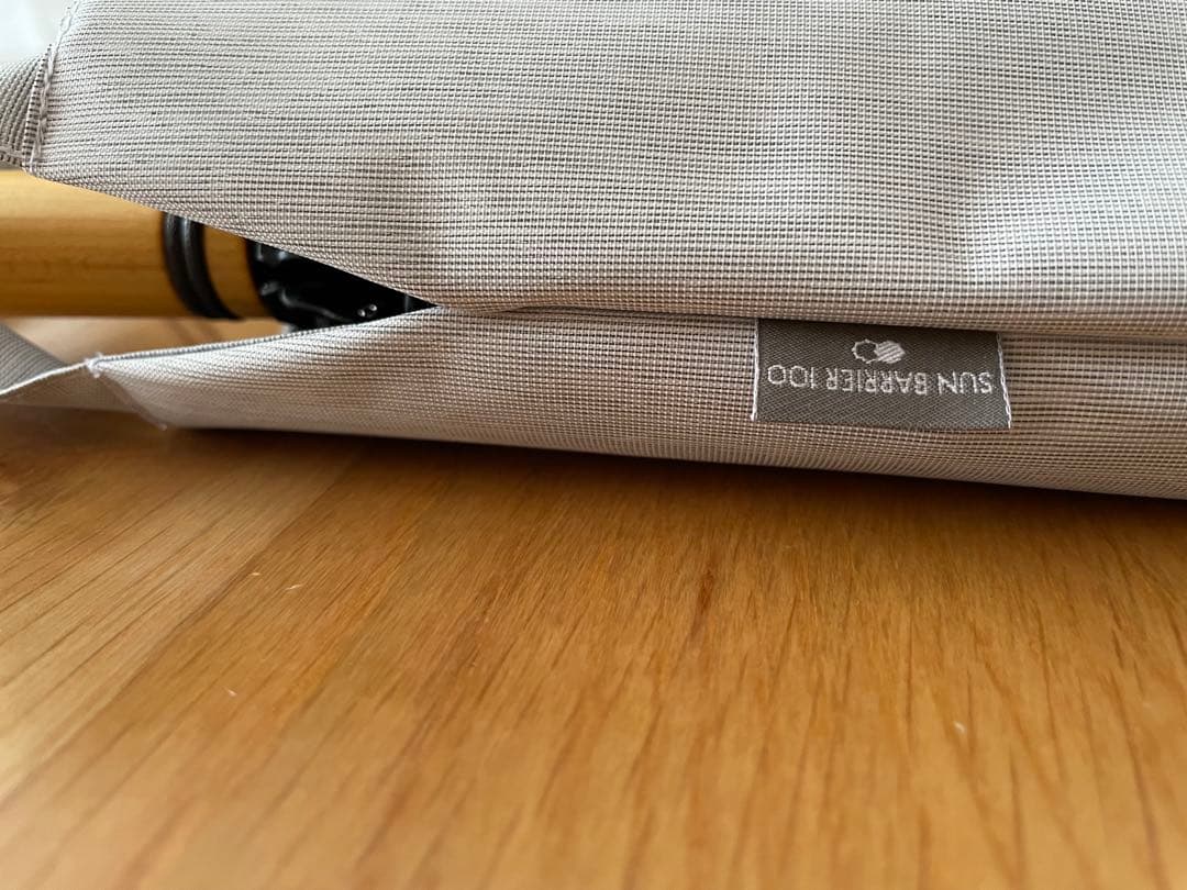 サンバリア100 折りたたみ日傘 ２段折 / mokuグレー