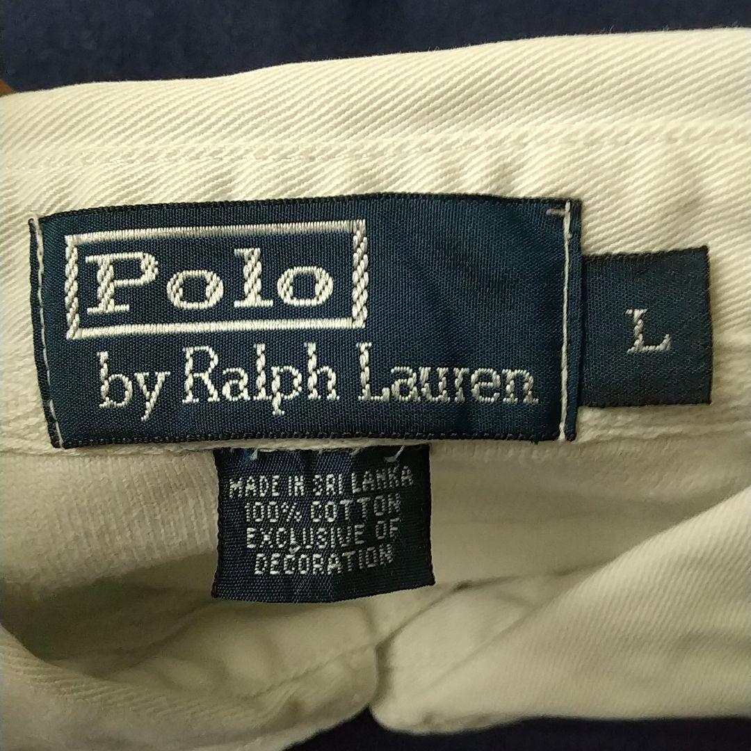 希少☆ポロバイラルフローレン 太ボーダー 刺繍 ビッグポニー ラガーシャツ XL