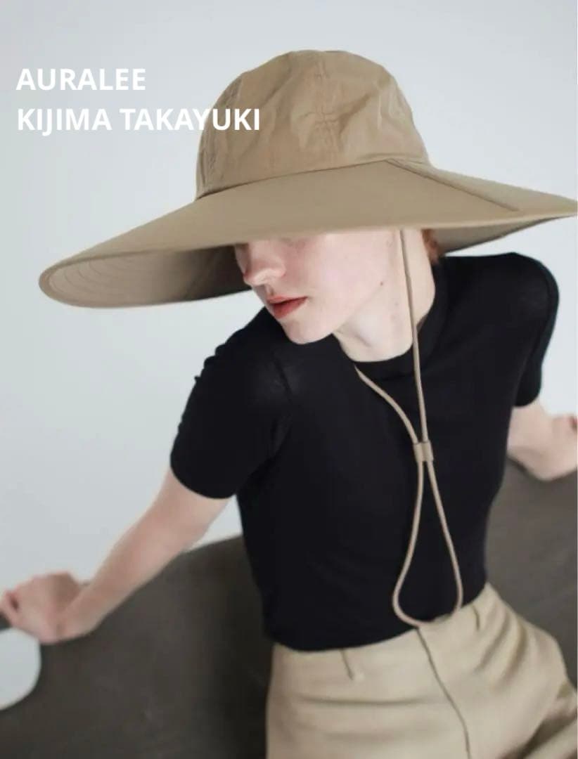 AURALEE × KIJIMA TAKAYUKI ロングブリムハット