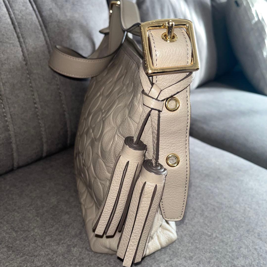 美品　正規品　COACH シグネチャー　ショルダーバッグ　レガシー　ベージュ