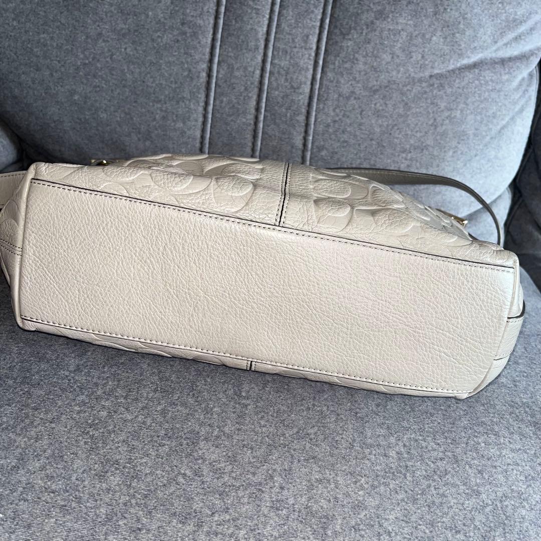 美品　正規品　COACH シグネチャー　ショルダーバッグ　レガシー　ベージュ