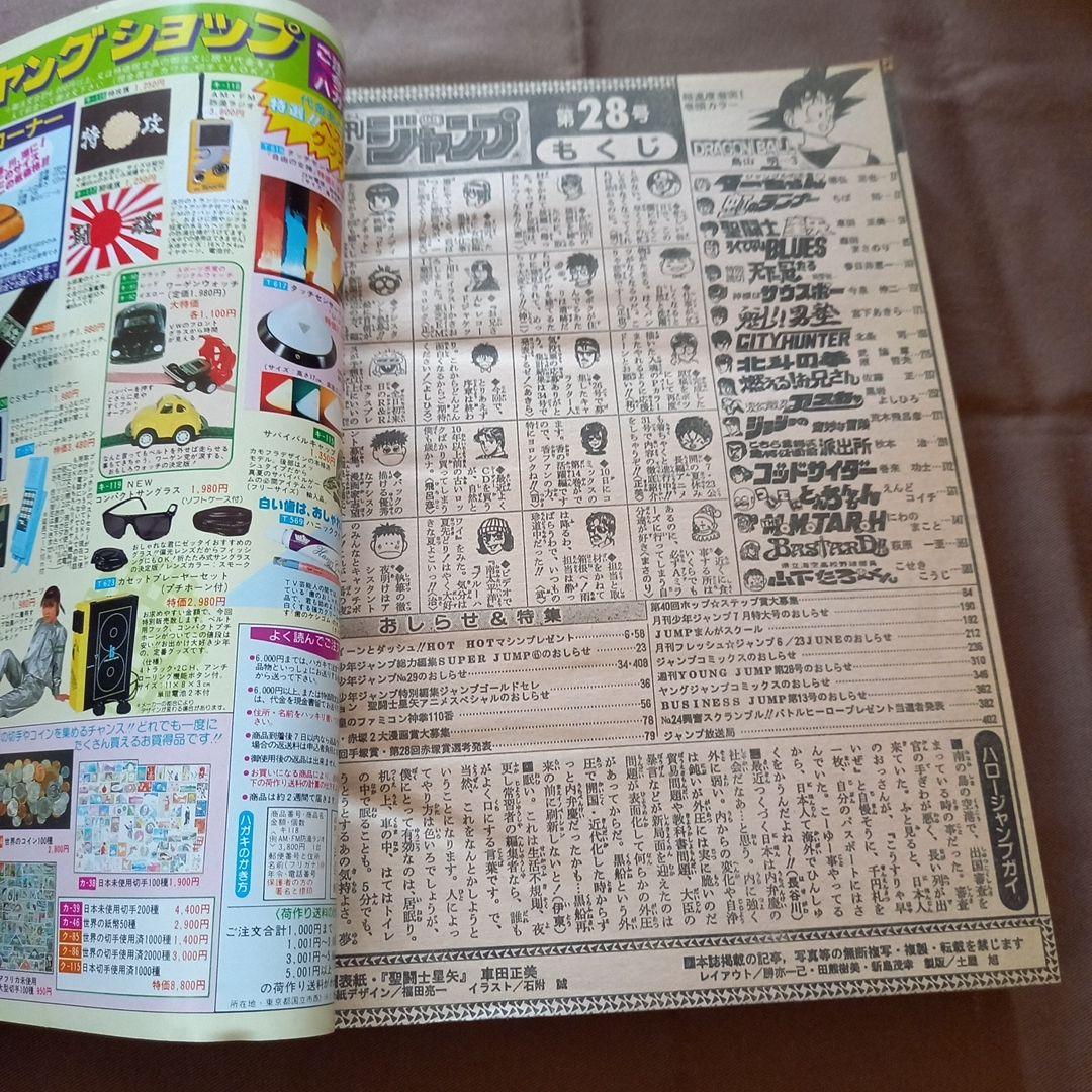 【当時物美品】週刊 少年 ジャンプ 1988年28号 漫画 アニメ