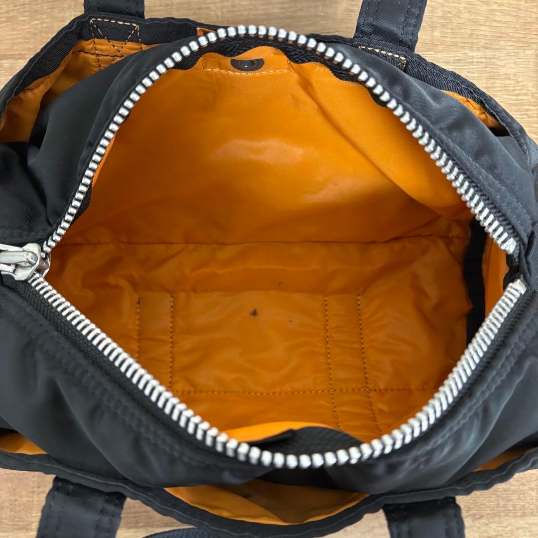美品　PORTER ポーター　タンカー　ダッフルバッグ L　ミニボストン　黒