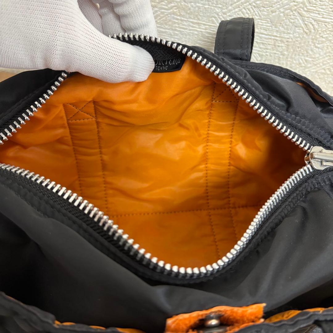 美品　PORTER ポーター　タンカー　ダッフルバッグ L　ミニボストン　黒