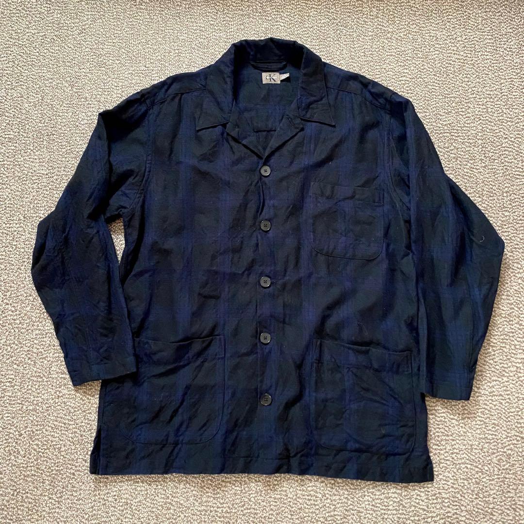 90's   チェック柄 ウール カバーオール ジャケット