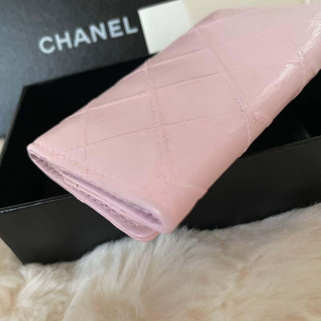 シャネル CHANEL キーケース カードケース ビコローレ ココマーク ピンク