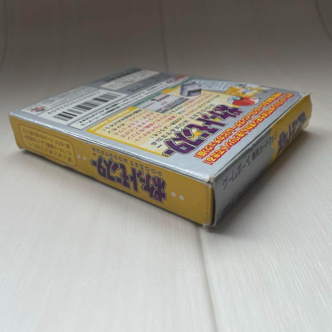 【箱あり完品】ポケモン 黄 ピカチュウ ゲームボーイ 箱 付属品付き