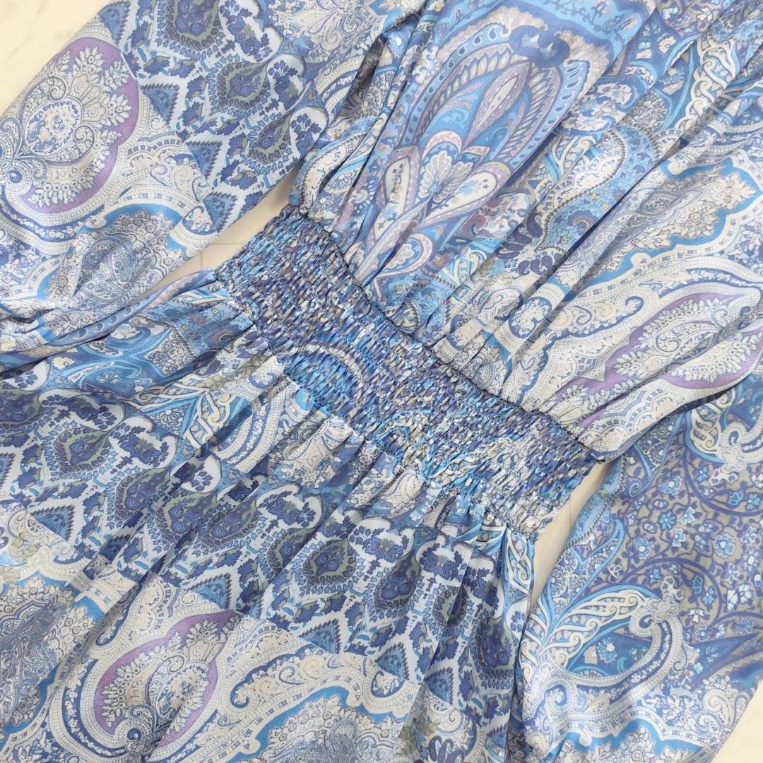 web限定 コルコバード Polyester Chiffon シャーリングドレス