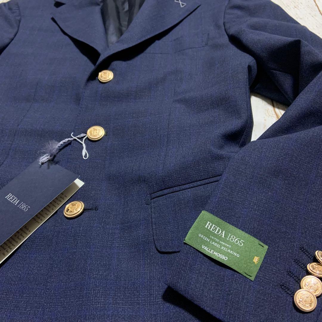 ユナイテッドアローズ　テーラードジャケット　金ボタン　紺ブレ　新品未使用