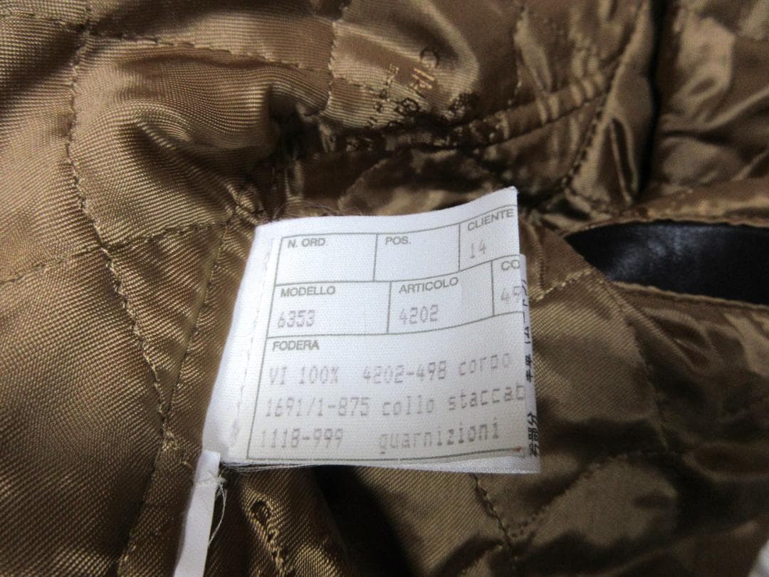 チンクアンタ　着脱ファー　イタリア製　ウール　ブルゾン　 試着のみ