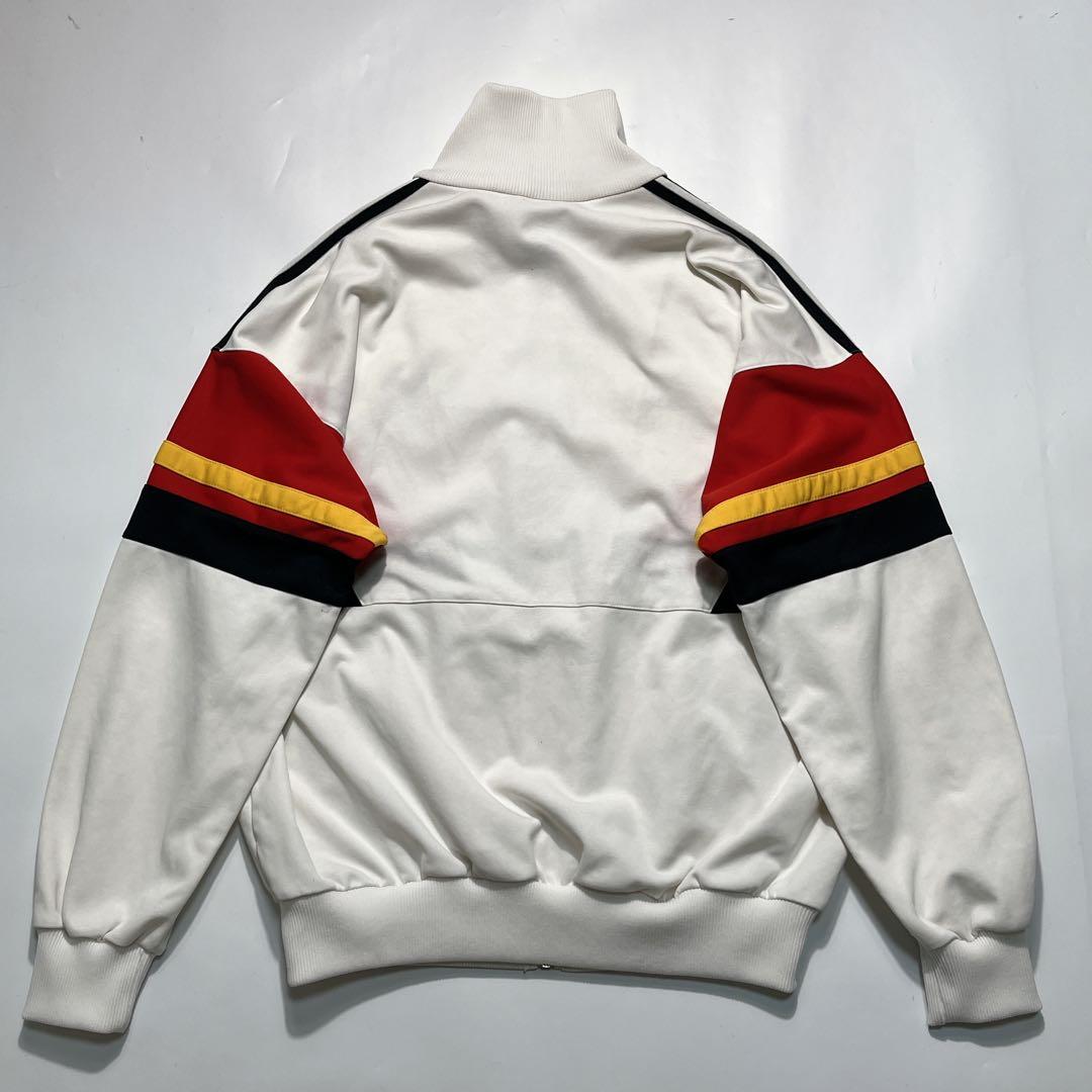 80s アディダス 西ドイツ製 ドイツ代表 ジャージ 2XL 白 7452