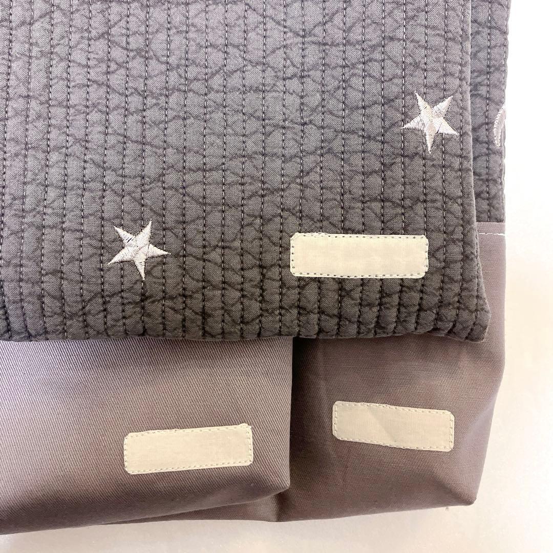 レッスンバッグ 上履き入れ　体操服袋　ヌビムーンスター刺繍