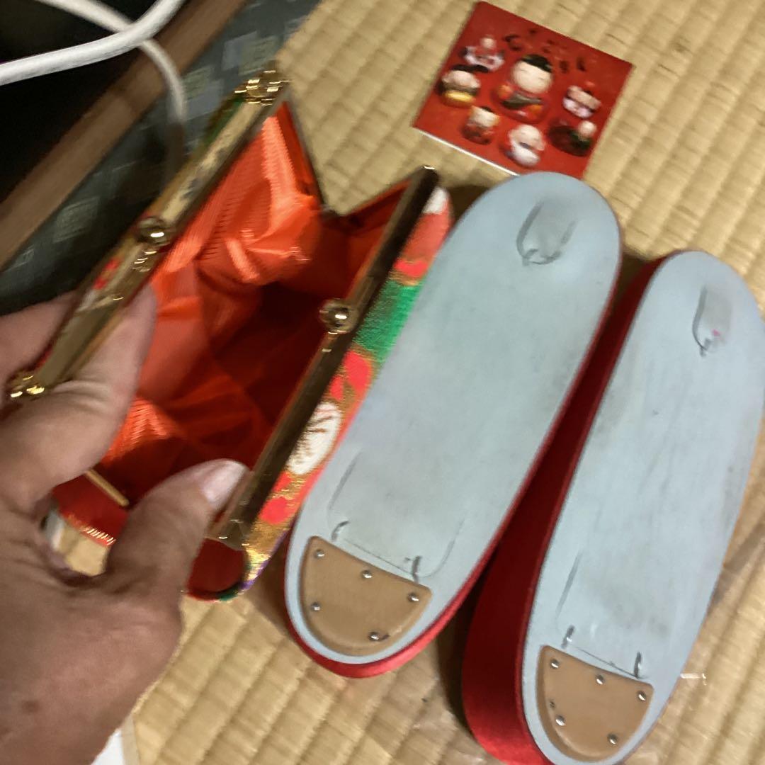 お値下げしました。七五三七歳用フルセット　帯幅19センチ　草履21センチ