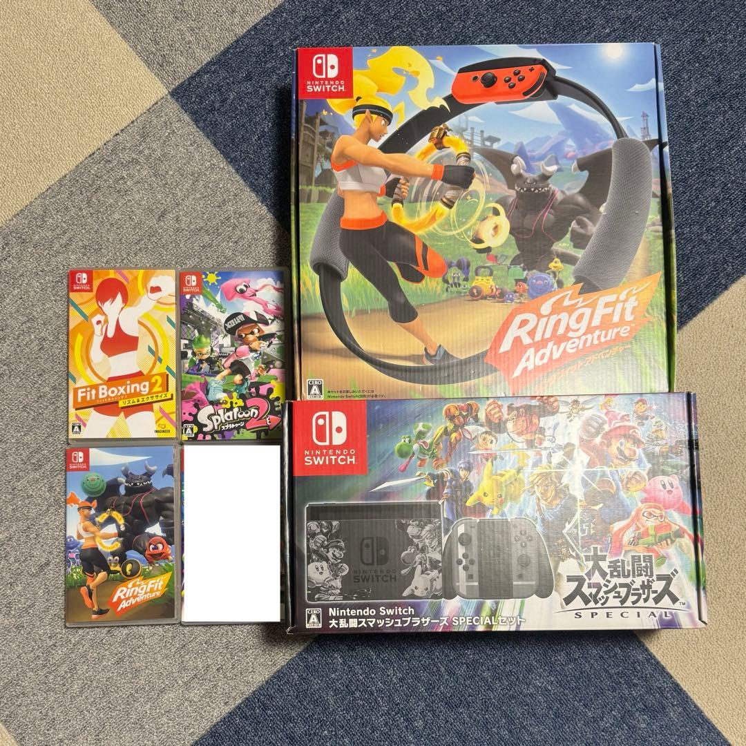 Nintendo Switch 本体 スマブラ版 + ソフトまとめ売り