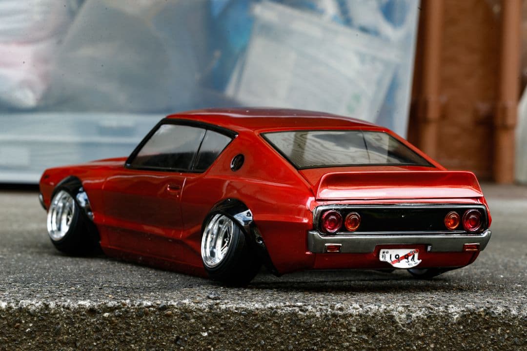 パンドラRC 日産 スカイライン 2000GT-R ケンメリ 塗装済みボディ