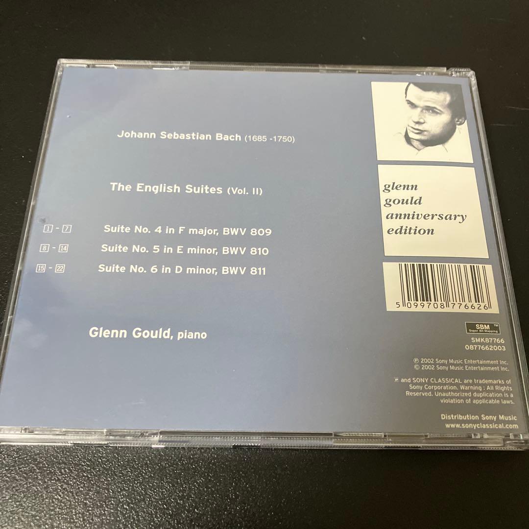 【売約済】グレン・グールド／バッハ：イギリス組曲(全6曲) 　2CD
