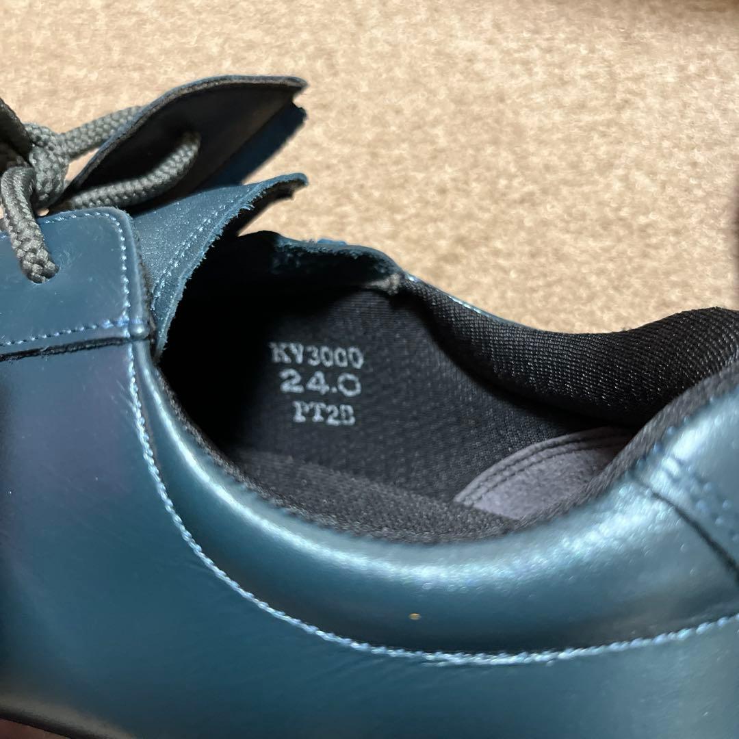 【未使用】アサヒメディカルウォーク　　　　 レディース24㎝グリーンメタリック