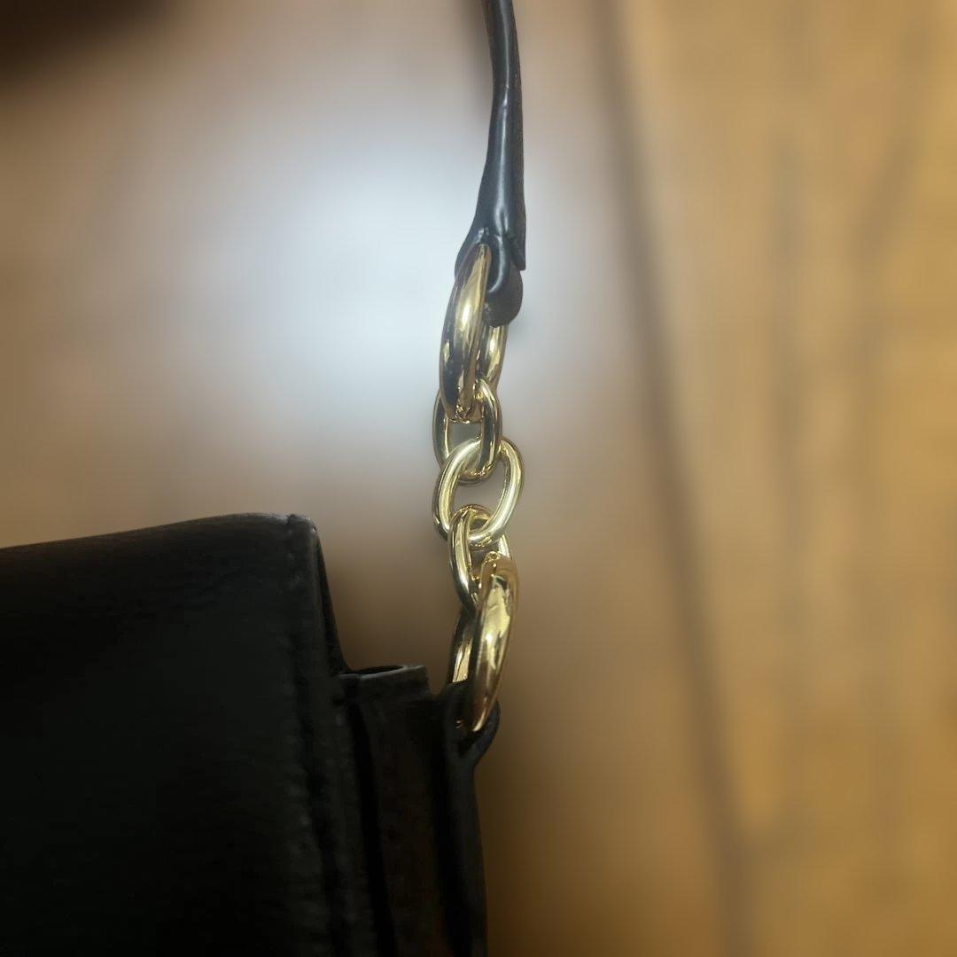 極美品　ローレンラルフローレン レザー ショルダー ロゴ 型押し クロスボディ