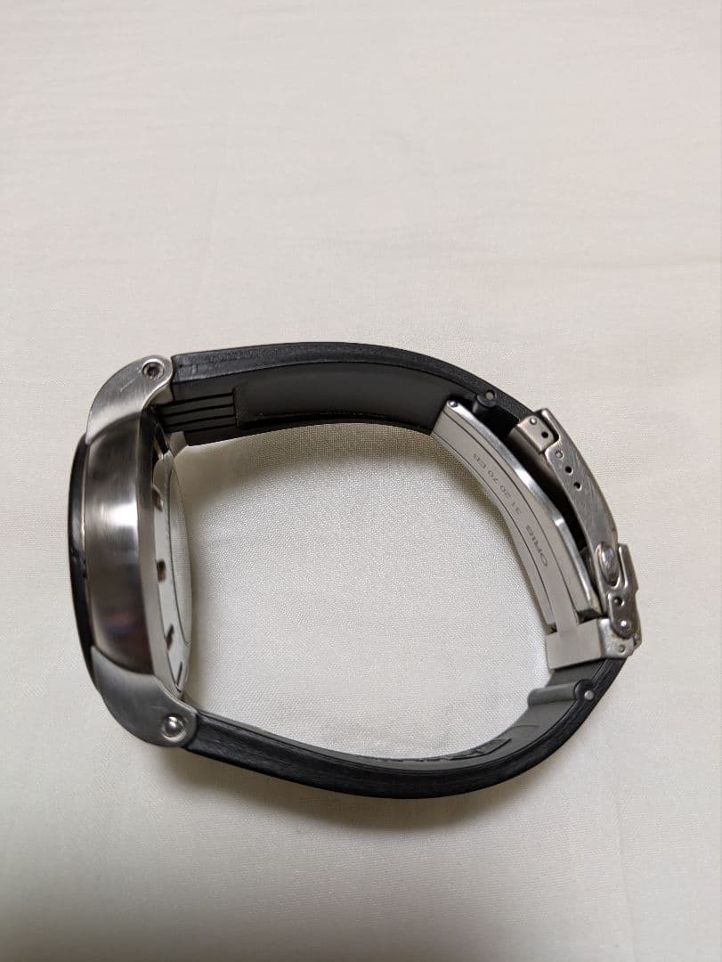 【再出品】ORIS 自動巻き ラバーベルト 黒文字盤