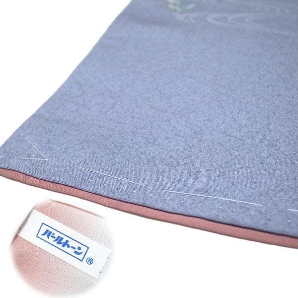 訪問着 着物 袷 刺繍 手染め ぼかし 裄64.5 Ｍ～Ｌ 新古品 sn1892