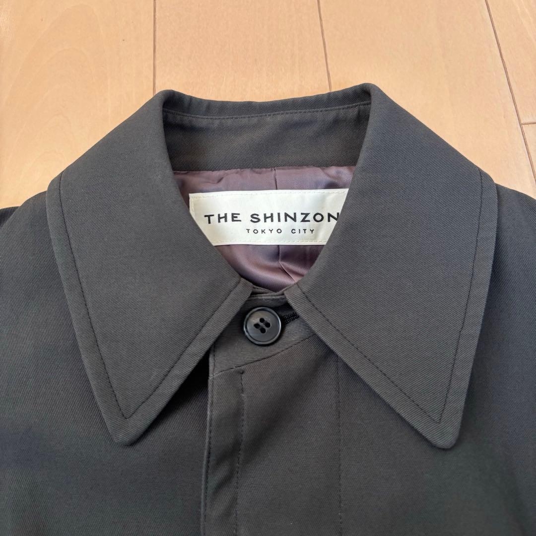 THE SHINZONE シンゾーン ステンカラーコート チャコールグレー
