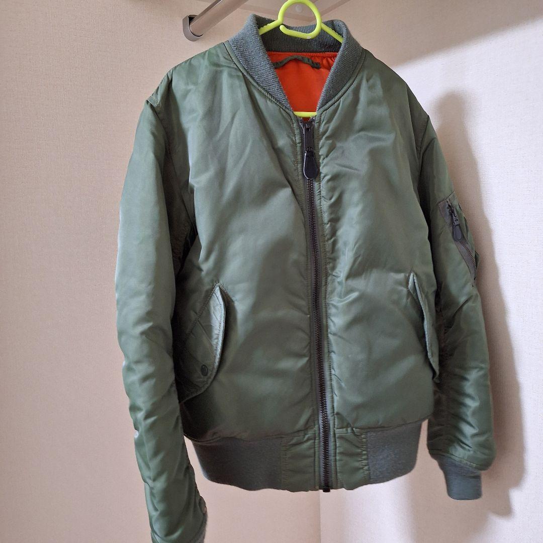 か*！様 AVIREX MA-1 ジャケット オリーブ