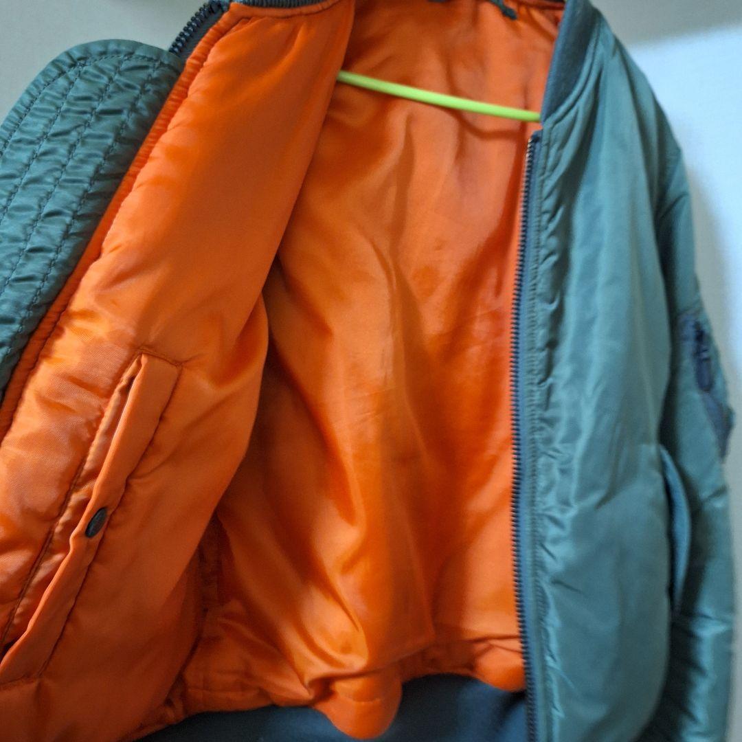 か*！様 AVIREX MA-1 ジャケット オリーブ