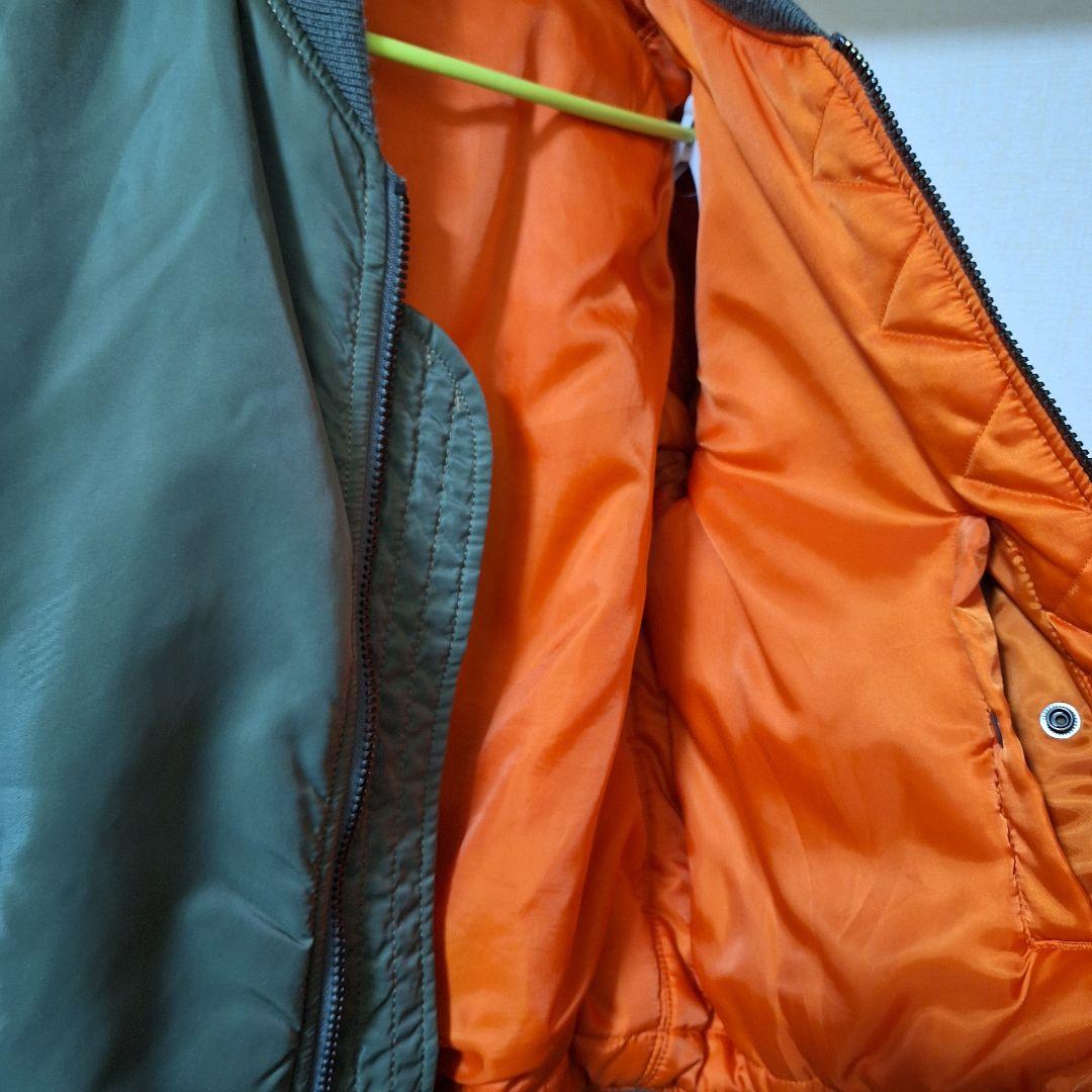 か*！様 AVIREX MA-1 ジャケット オリーブ