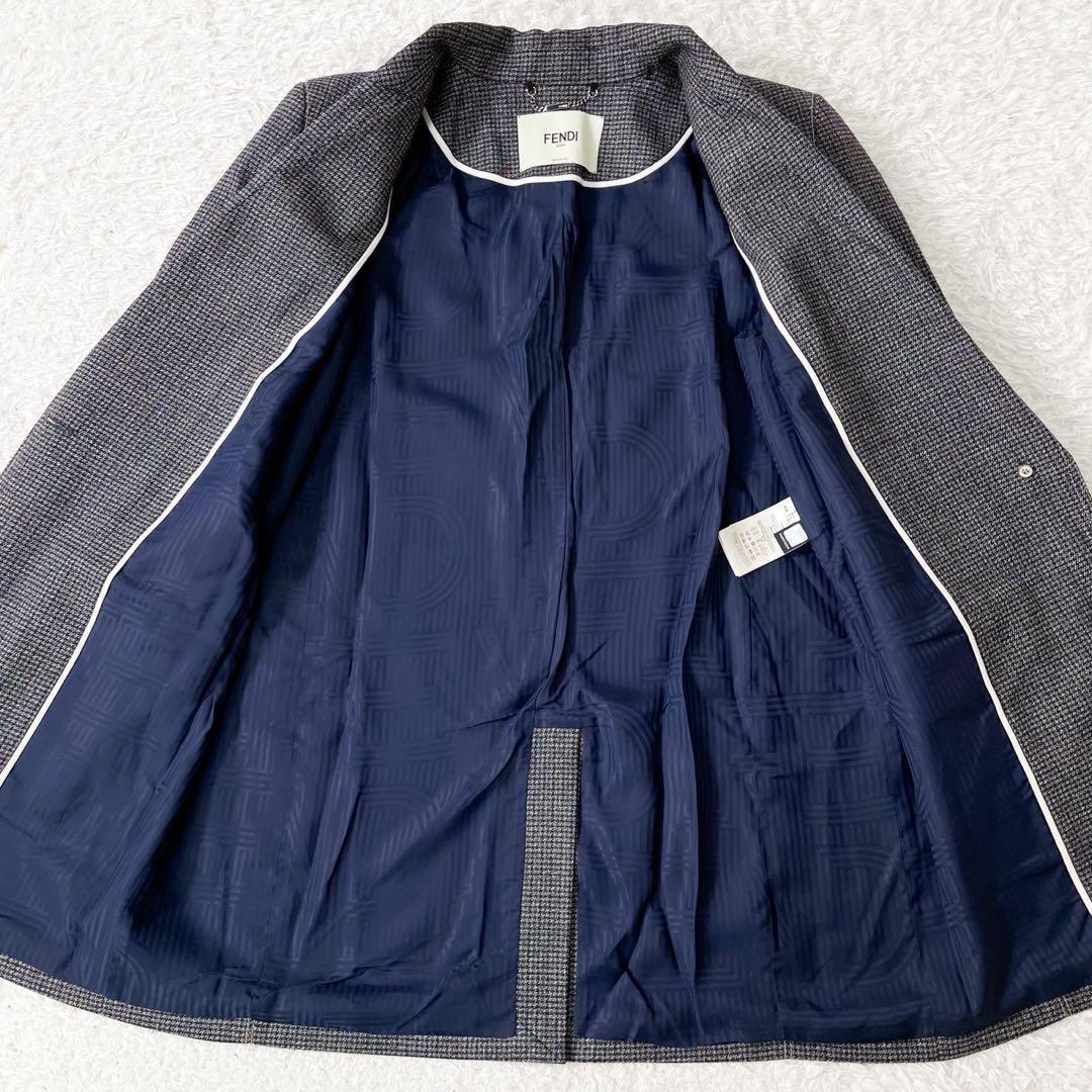 【極美品】フェンディ 18AW コレクションライン ロングテーラードジャケット